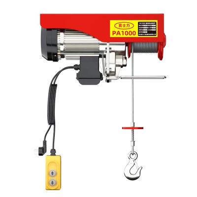 China Hot Selling Hotels Warehouse Winch Hoist PA1000 Mini Wire Rope Electric Hoist Hoist Price for sale