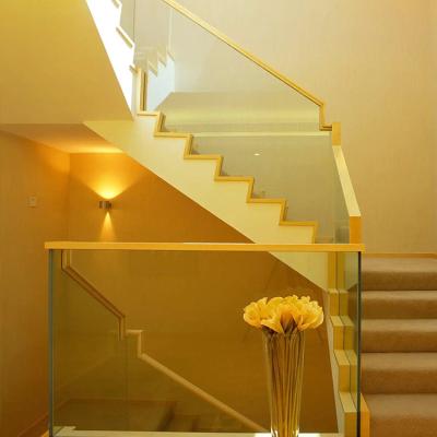 China New Style Modern Wholesale Frameless Stainless Steel Glass Railing Stair Railing Railings for sale