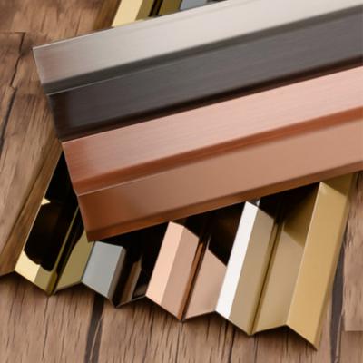 China Factory wholesale price modern premium quality custom stainless steel tile edging trim stainless steel for sale