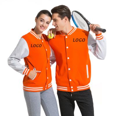 China QUICK DRY Unisex Fashion Baseball Blank Jacket Custom Printed Logo 100% Cotton Plus Size Mens Jackets for sale