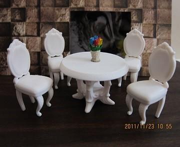 China dinning table and chairs,model scale table,model chairs,Model House furniture scale 1:50 model chairs for sale