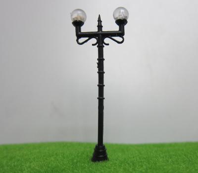 China model 1:100 plastic lamp pole,1:150 plastic yard light,LED light scale lamp,model light,build lamppost for sale