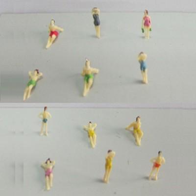 China 1:100 swim figure---color figures,painted figures,,model figures,painted figure for sale