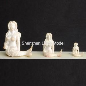 China fake mermaid sculpture,plastic model sculpture,doll house decoration,model accessories for sale