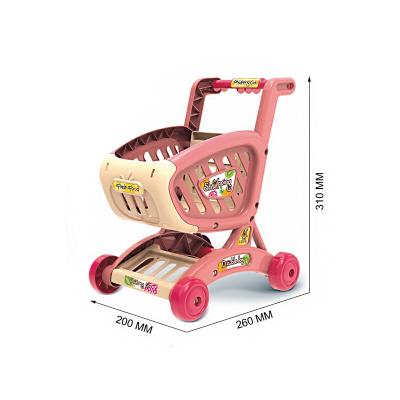 China New Toy Wholesale Funny Educational Education Pretend Kitchen Toy Set Shopping Cart With High Quality Cheap Cake Model Toy for sale