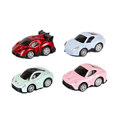 China Toy Popular Diecast Alloy Pull Back Race Car Model Toy 1:64 Scale Sensitive Gift Kids Model Car Toy 2 In 1 Packing for sale