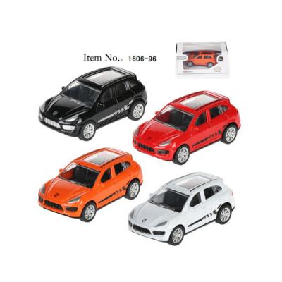 China Toy Wholesale Kids Friction Toys Metal Alloy Die-cast Open Doors Pull Back Car Toy Kids Toys Car For Children for sale