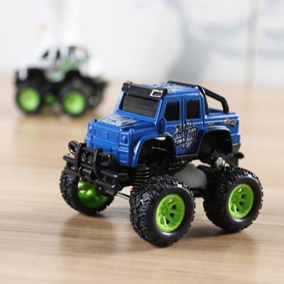 China Toy Wholesale Big Wheels Diecast Alloy Pull Back 1:43 Spring Off-Road Car Function Vehicle Toy Model Made in China for sale