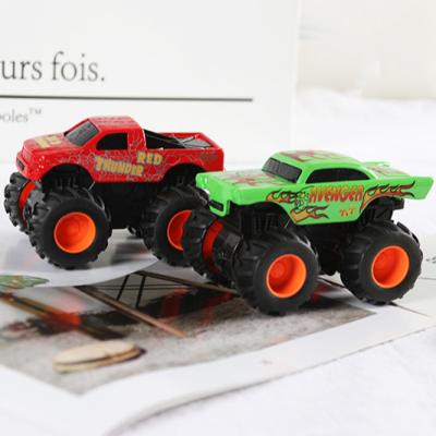 China Friction Toy Wholesale ABS Plastic Double Inertia Model Car Toys High Quality Kids Mini Pocket Car Toys Off-Road Vehicle for sale