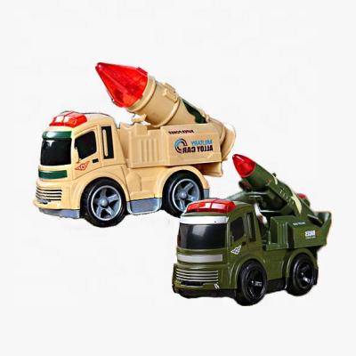 China Toy Best Diecast Selling Safe 1:43 Inertia Alloy Car Missile Car Plastic Material Vehicle Model Toy For Boys for sale