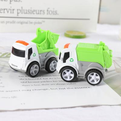 China Toy New Diecast Diecast Hot Selling 1:43 Scale Inertia Function Chinese Diecast Toy Alloy Hygiene Model Car Toys For Children for sale