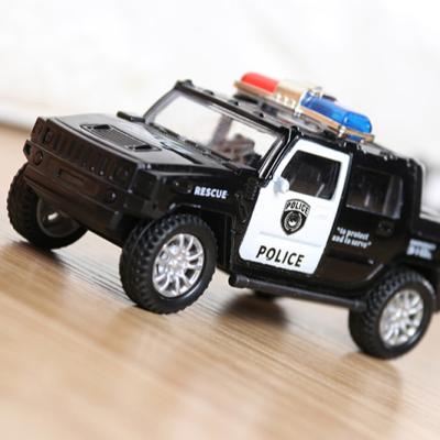 China Toy Hottest Diecast 1/43 Police Car Model Toy Diecast Professional Alloy Pullback Kids Toys Chinese Factory for sale