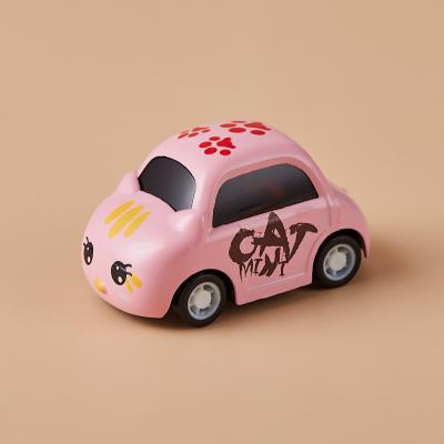 China Toy Cute Alloy Pull Back Children Diecast Model Car Toys Lovely Animal Alloy Chinese Hot Selling Mini Car Kids Pocket Toys for sale