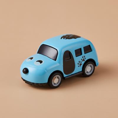 China Toy Wholesale Diecast Children 1/64 Scale Alloy Pullback Model Car Animal Toy Lovely Set Cute Hot Selling Chinese Toys For Children for sale