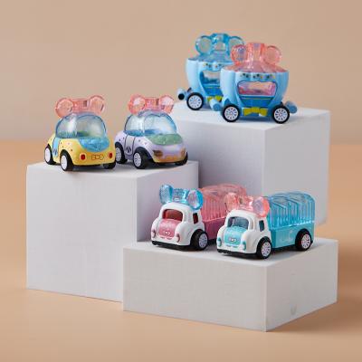 China 1/64 Diecast Toy OEM Alloy Kids Diecast Mini Pullback Lovely Model Car Children Pocket Chinese Hot Selling Small Car Model Car Toys for sale