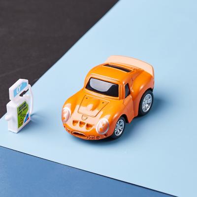 China Toy Wholesale Diecast 1/64 Mini Alloy Pullback Model Car Toys Cartoon Style Children Pocket Toy Chinese Professional Factory for sale