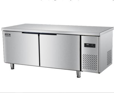 China Single-Temperature Salad Fridge Pizza Prep Table Countertop Freezer Kitchen Equipment For Sale for sale