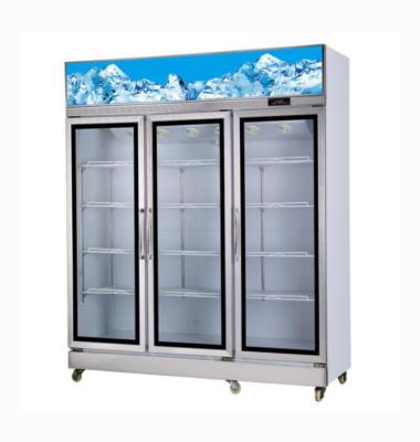 China Single-temperature Supermarket Commercial In Right Glass Door Energy Beverage Beverage Display Cold Fridge Freezer for sale