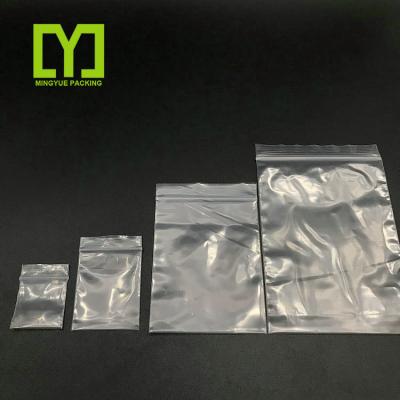 China 2019 Clothes 2019 Tiny Zipper Resealable Bag Tiny Plastic PE Ziplock Bag for sale