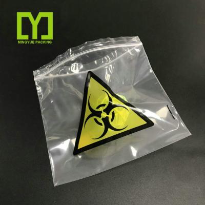 China Transparent Plastic Clothes Zip Lock Small Pouch Ziplock Resealable Baggies Bag for sale