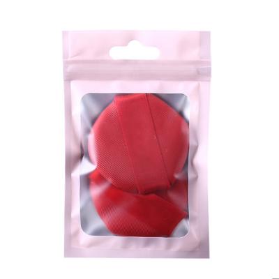 China Custom Color Print Recyclable Pink Aluminum Foil Pouch Black Blue Black Ziplock Tea Bag for sale