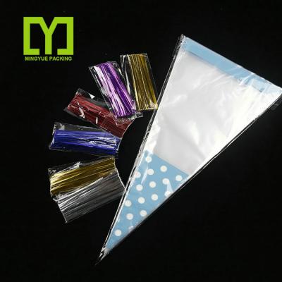 China Disposable Best Quality Disposable Mobile Phone Packaging Opp Triangle Candy Eco-Friendly Plastic Bag for sale