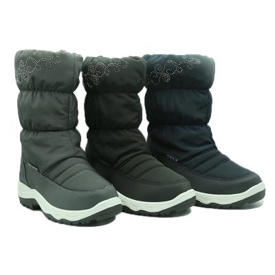 China EVERGREEN hot sale cheap price slip on custom logo snow boots women snow boots for sale