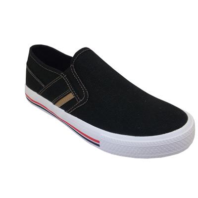 China CUSHIONING Popular Low Cut Classic Lightweight Smudging Casual Canvas Shoes Men Slip On Shoes for sale