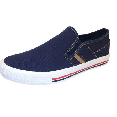 China Fashion Trend Popular Navy Slip-on Men's Classic Lightweight Classic Sneaker Casual Canvas Shoes for sale