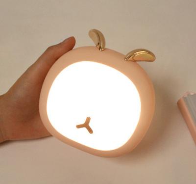 China 2022 Cartoon Factory Price Automatic Cute LED Table Lamp Touch USB Night Light Luxury Led Rechargeable Lamp For Kids for sale