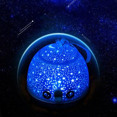 China Modern Romantic Magical Rotating Sky Couples Wall Dynamic Pattern Colorful Indoor Lamp LED Projection Night Light Modern Starry Sky for sale