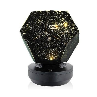 China DIY Decoration Night Light Baby Star Projector, Constellation Lamp, 3 Colors Universe Galaxy Mood Rotating Relaxing Light (Black) for sale