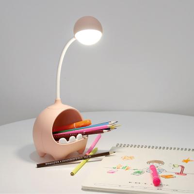 China 2021 New Modern USB Rechargeable Children Baby Student Kids Led Night Lights Cute Animal Bedside Table Flexible Desk Reading Lamps for sale