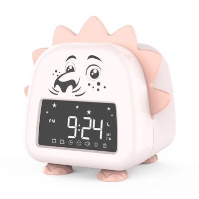 China New Fashion Shine Lion Kids Alarm Clock Children Timings Night Light Adjustable Trainer Children Clock Children Synchronize for sale