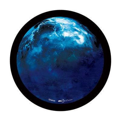 China Modern Office Bathroom Cosmetic Round Moon Uranus Mirror Magic Photo Booth Led Frame With Lamps Touch Light Switch for sale