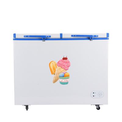 China Energy Saving BD/Because-358 Solar Deep Chest Freezer DC 24V for sale