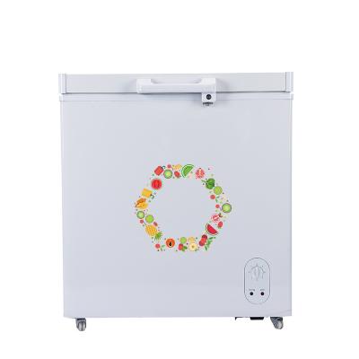 China Low Energy Consumption AV220V/110V DC12V/24V Chest Freezer Solar Battery Powered Refrigerator for sale