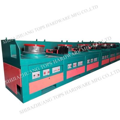 China Building Material Shops Drawing Equipment Automatic Famous Drying Straight Line Type Wire Drawing Machine For Welding Wire for sale