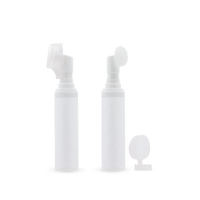 China Cosmetic Hot Sale Glass Facial Detergent 100ml Face Wash Brush Lotion Spray-Coated Bottle for sale