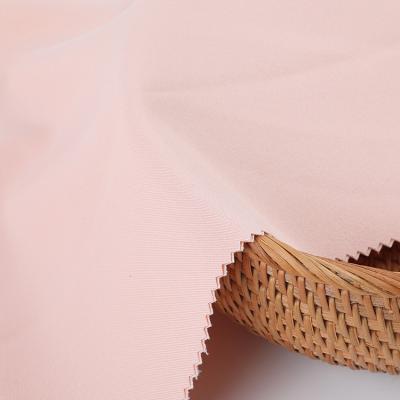 China Double Faced Textured Touch Twill Double Face 92% Solid 8% Polyester Spandex Fabric for sale