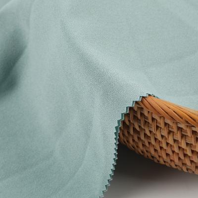 China Wrinkle Resistant Optional Color Garment Material 92 Woven Dyed Polyester 8 Spandex Fabric for sale