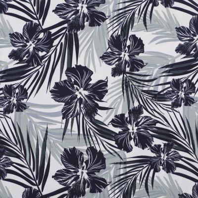 China Water Resistant New Arrival Water Resistant Plants Pattern Plain Polyester Spandex Fabric Print for sale