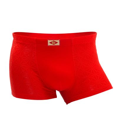 China OEM Antibacterial Cheap Mens Underwear Red Modal Boxers Brief for sale