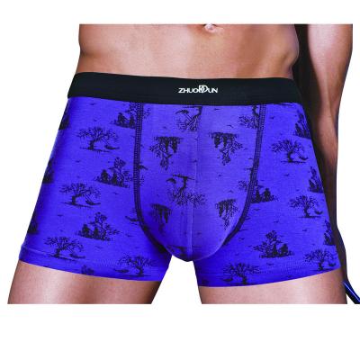 China Antibacterial Printing Comfortable Breathable Men's Underwear Sexy Youth Shorts Men's Boxers Cotton BOXER Briefs For Men Spandex/Cotton L-3XL for sale