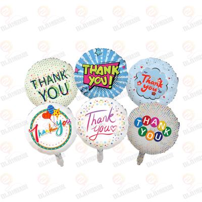 China BLN Bolloon Toy Shape Mother's Day Party Decor Gift Toy Wholesale 18 Inch Rounds Thank You Home Mom Thank You Foil Balloon Party Decoration for sale