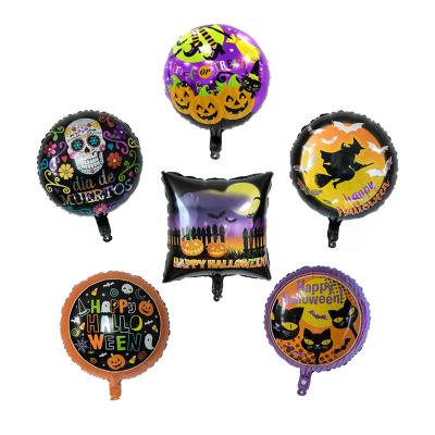 China Party Gift Toy OEM 18inch Shape Foil Balloons OEM 18inch Halloween Square Round Square Shape Foil Balloons Halloween Helium Balloons Gift Toy BLN For Decoration for sale