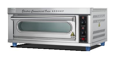 China Commercial Bakery Equipment Pizza Bread Single Deck 220v Electric Baking Oven for sale