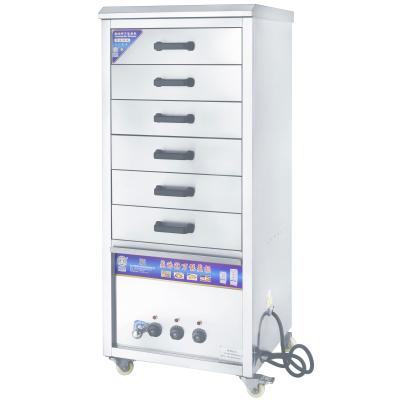 China Hotels Restaurant High Temperature Food Steamed Food Catering Equipment 9KW Steamer for sale