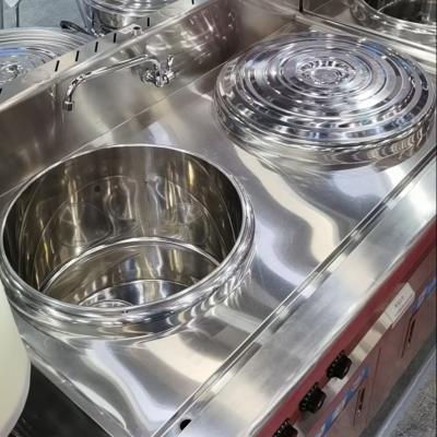 China Garment Shops Double 500 L Commercial Kitchen Noodle And Soup Pasta Cooker Catering Equipment for sale