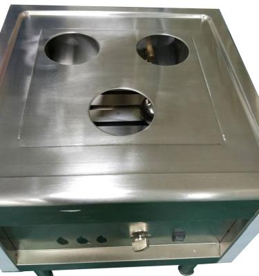 China Commercial Grocery Store 3 Hole Dim Sum Steamer Kitchen Equipment Supplies for sale